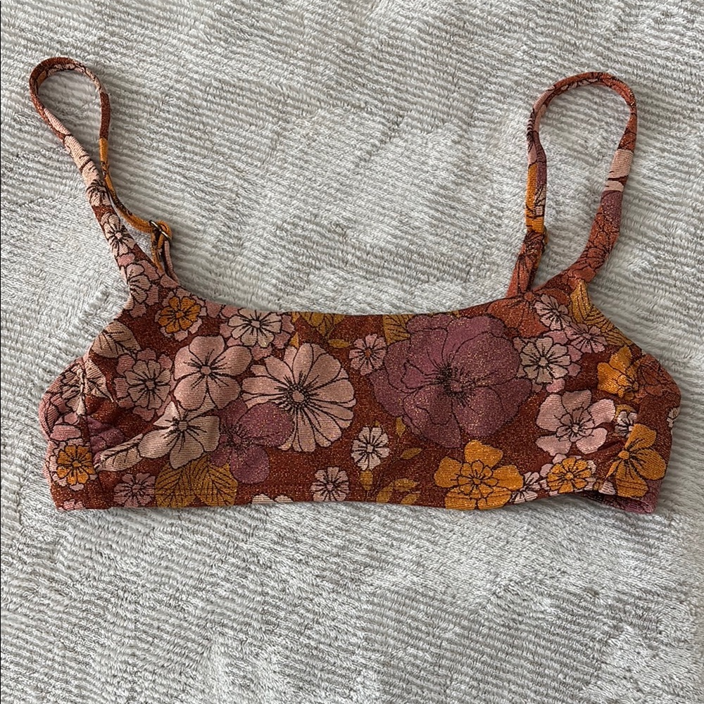 Floral Print Bralette bikini